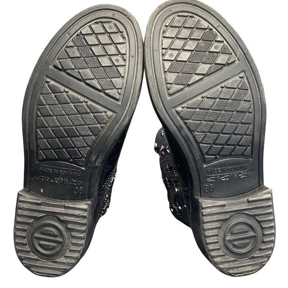 Red Valentino Star-Stud Rubber Boots sz 38 - Picture 3 of 4